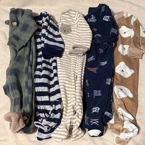 Cozy Kids One Piece Pajama Set - Multicolor